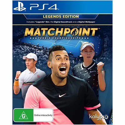 $47 • Buy Matchpoint Tennis Championships Legends Edition - PlayStation 4 - BRAND NEW
