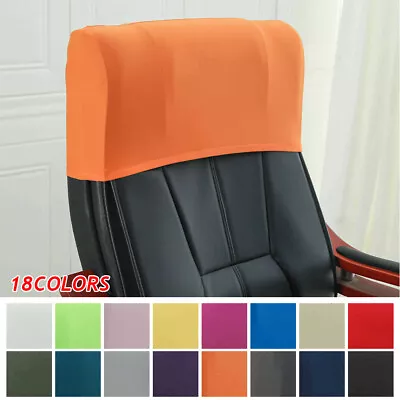 Office Chair Backrest Cover Swivel Computer Chair Back Protection Soft Slipcover • $7.36