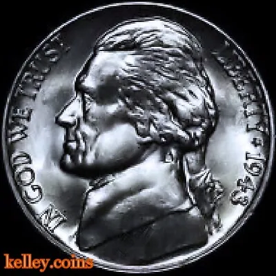 1943-P Jefferson Silver War Nickel BU • $19.90