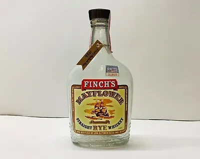 #421 Finch's Mayflower Strght Rye Medicinal Vintage/Antique Restored Bottle 1936 • $49.99