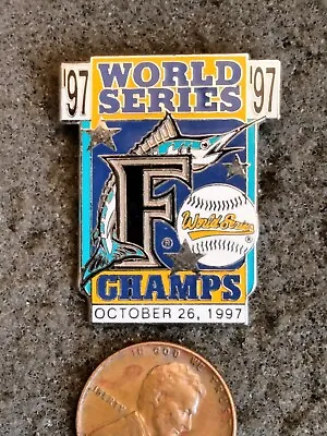 MLB Florida Marlins 1997 World Series Champions Limited Edition Pin • $7.99