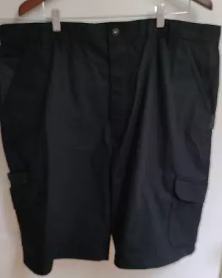 Dickie's Men's Black Cargo Shorts Size 42 Lots Of Pockets Work Outdoors Travel • $22.49