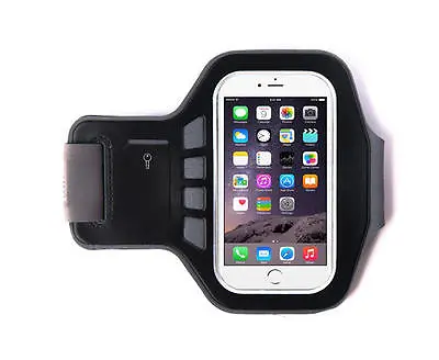Ultimate IPhone 6 (4.7 ) Reflective Black Running Cycling Gym Armband • £4.95