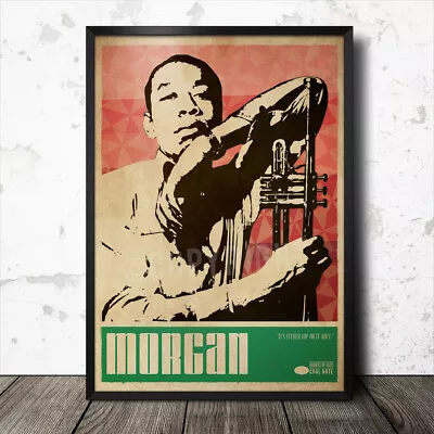 Lee Morgan Art Poster Music Jazz Blue Note Coltrane Charles Mingus Miles Davis • £15