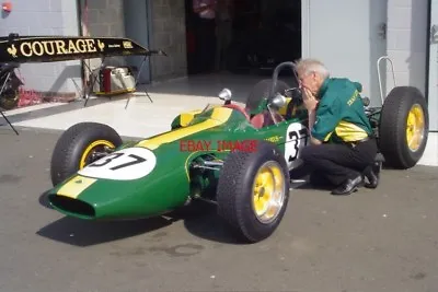 Photo  Silverstone 08 The Legendary Lotus Mechanic Bob Dance Ponders Over The Ex • £3