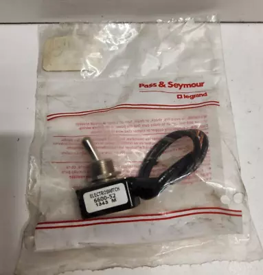 New Old Stock! Pass & Seymour 8a 125v 2-pos Maintained Toggle Switch 738 • $14.95