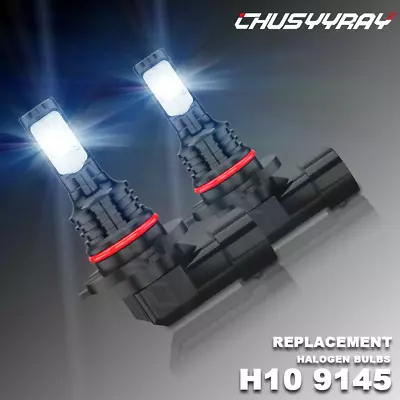 2x H10 9145 LED Fog Lights Bulbs Fit Chevy Silverado 1500 2500 HD 2003-2005 2006 • $12.21