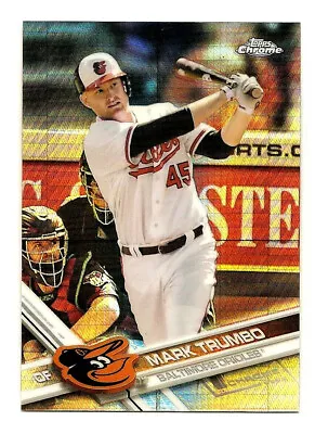 Mark Trumbo 2017 Topps Chrome #23 Prism Refractor Mint Baltimore Orioles • $1.57