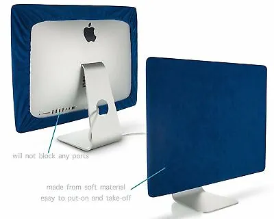 Screen Cover For IMac 27-inch Display Monitor LCD Dust Protector 2022 - BLUE • $24.99