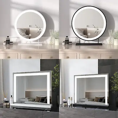 Hollywood Vanity Mirror With LED Touch 3 Lights For Dressing Table Make-up • £57.99