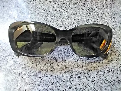 Maui Jim LILIKOI Womens Sunglasses MJ258N-27 Gray/Black Marbled Frame Glass Lens • $80