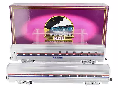 MTH 20-6508 O Amtrak Premier 70' Aluminum Passenger Car Set (Set Of 2) MT/Box • $149.99