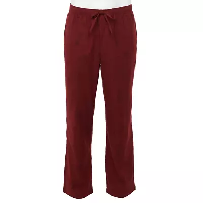 NEW Sonoma L Men's Burgundy Dog Print Sleep Lounge Pajama Pants • $10.91