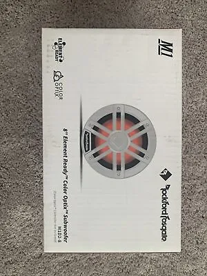 Rockford Fosgate 8 Inch Element Ready Color Optix Subwoofer M1D2-8 Marine • $120