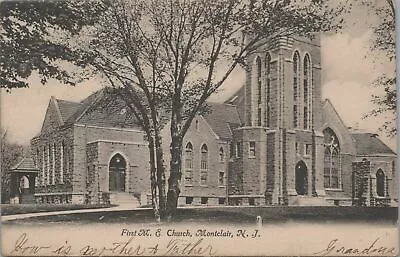 Postcard First ME Church Montclair NJ 1905 • $20.06