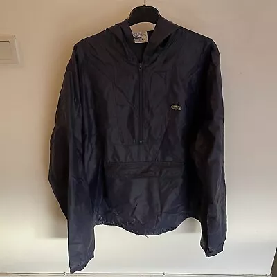 Lacoste IZOD Navy Blue Cagoule Overhead Jacket Size XL Good Condition • £20