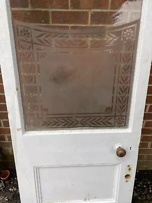 £395 • Buy Victorian Reclaimed Glazed Interior/Exterior Classic London Pub Pine Door