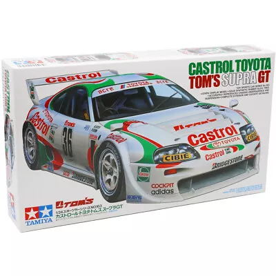 Tamiya 24163 Toyota Castrol Toms Supra GT Race Car Plastic Model Kit Scale 1:24 • £21.99