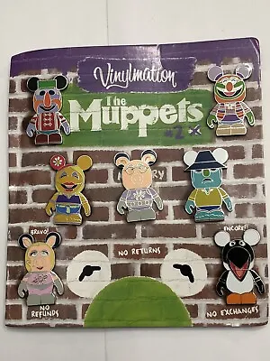 Disney The Muppets #2 - Vinylmation 7 Piece Pin Set Including The Mystery Pin • $41.95