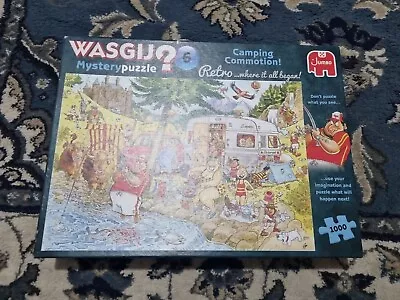 Jumbo | Wasgij? Retro Mystery Puzzle 6 Camping Commotion! | 1000 Pieces | Puzzle • £4.99