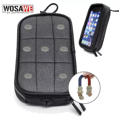 WOSAWE Motorcycle Motorbike Magnetic Fuel Tank Bag GPS Phone Mount Waterproof • $13.99