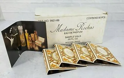 £33.91 • Buy 50 Vintage MADAME ROCHAS Eau De Parfum Perfume Carded Samples .03 Fl Oz Each EDP