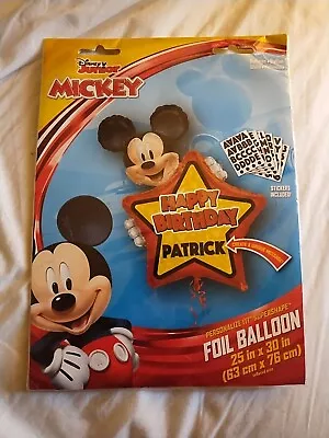 Anagram 30  Mickey Mouse Forever Foil Balloon Personalize It Supershape • $2