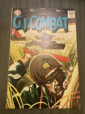 GI COMBAT 81 (Apr-May 1960) VG+ 4.5 • $5