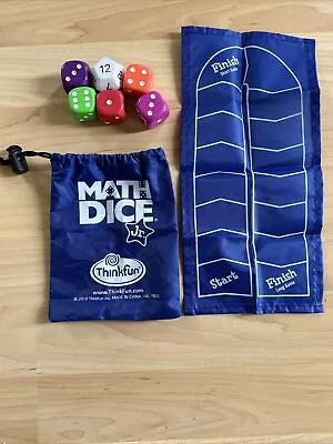 ThinkFun Math Dice Fun Jr Game That Teaches Mental Math Skills To Kids Age 8 + • $9.99