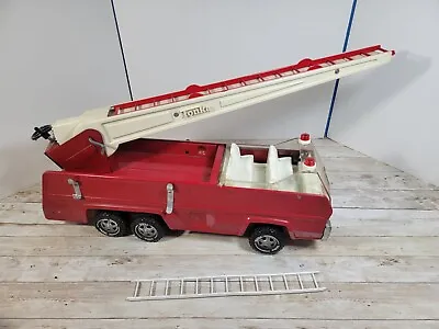 Vintage Tonka Red Metal Fire Truck  Extension Ladder  1970s #13200 VIDEO WORKS • $64.99