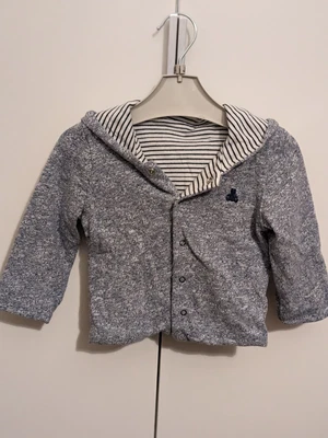 Baby Gap Blue Cotton Jacket Hoodie 9-12 Months VGC • £4