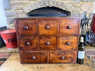 Bank Of Drawers Apothecary Collectors Haberdashery Industrial Scratch Built • £299.99