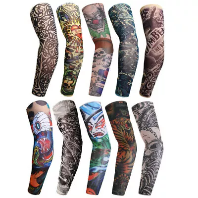 $9.89 • Buy 10 Pcs Cooling Arm Sleeves Cover UV Sun Protection Outdoor Sports For Men Women