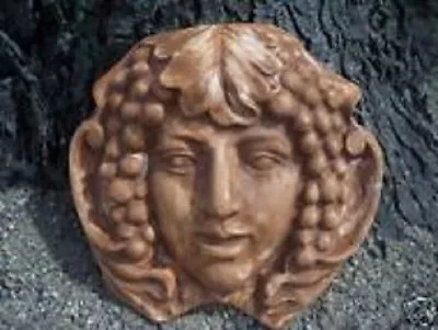 Roman Lady Face Plastic Mold Plaster Concrete Casting Mould 10  X 10  X Up To 2  • $41.95