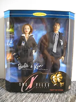 X-Files - Barbie & Ken Fight The Future - Barbie Doll As Scully - Ken As Mulder • $79.85
