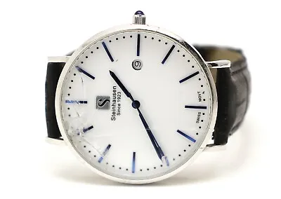 Steinhausen Classic Burgdorf White Dial Men's Watch S0520 NEED Battery • $35