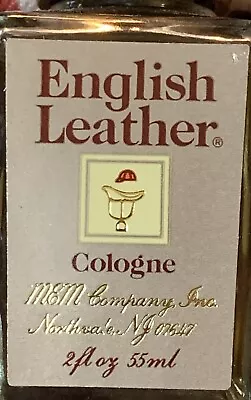 Vintage NOS MEM Co ENGLISH LEATHER Original 2 Oz Cologne Splash • $32