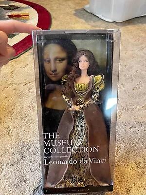 2010 Barbie Doll Leonardo Da Vinci The Museum Collection Mattel V0444 Mona Lisa • $250