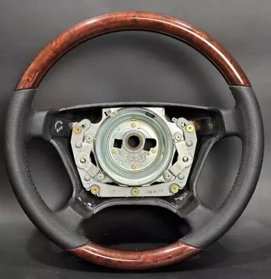 Mercedes-Benz Steering Wheel With Wood For R129 W124 W140 W201 W202 W210 • $423
