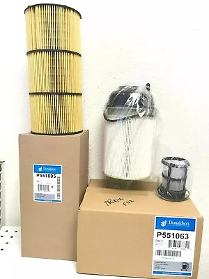 Detroit DD13 /DD15/ DD16 Filter Kit- Oil & 2 Fuel Filter Kit Donaldson Cascadia  • $158.50