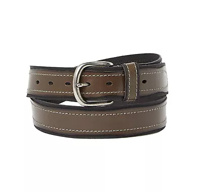 John Varvatos Star USA Men's Grey Pop Suede Leather Belt • $20