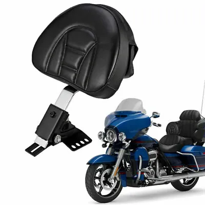 $58.98 • Buy Driver Rider Backrest Pad For Harley  Touring Electra Glide Ultra Classic FLHT