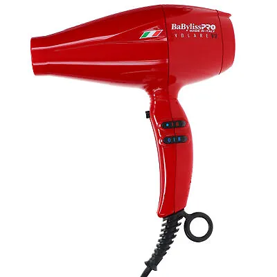 BaBylissPRO Nano Titanium Volare V1 Full-Size Dryer Ferrari-Designed Engine Red • $167.82