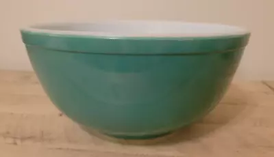 Vintage PYREX GREEN Milk Glass Mixing Bowl 8.5 Inches #403 A-35 • $16.99