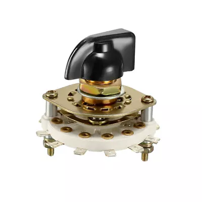 3P3T 3 Pole 3 Position 1-Deck Band Channel Rotary Switch Selector With Knob • $14.25