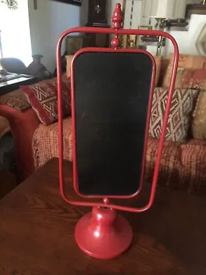 VTG Magnetic MESSAGE BOARD Retro Rotating Swivel Turning Metal Stand 24  Tall • $120