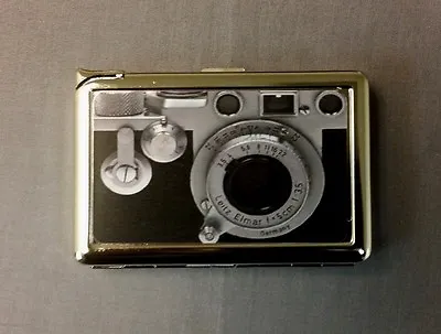 Vintage Retro Camera Image Cigarette Case With Lighter ID Holder Wallet D 01 SP • $19.95