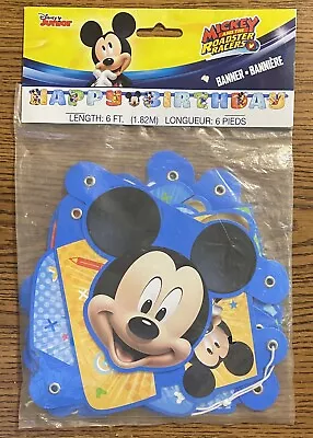 Disney Junior Mickey Mouse And The Roadster Racers Happy Birthday Banner 6 FT • $2.49