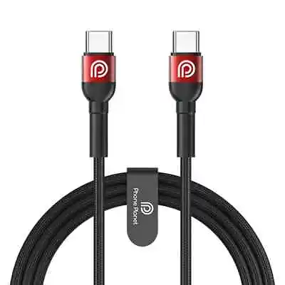 Braided USB C To Type C Charger Cable Fast Charge Lead For Samsung & IPad • $6.49