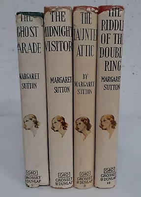 Lot Of 4 Vintage Judy Bolton Mystery By Margaret Sutton HCDJ Grosset & Dunlap • $39.99